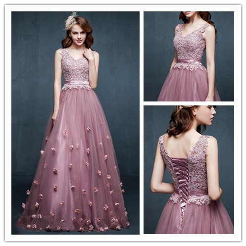 New Prom Dress, Fancy Prom Dress, A-Line Prom Dress, V-Neck Prom Dress ...